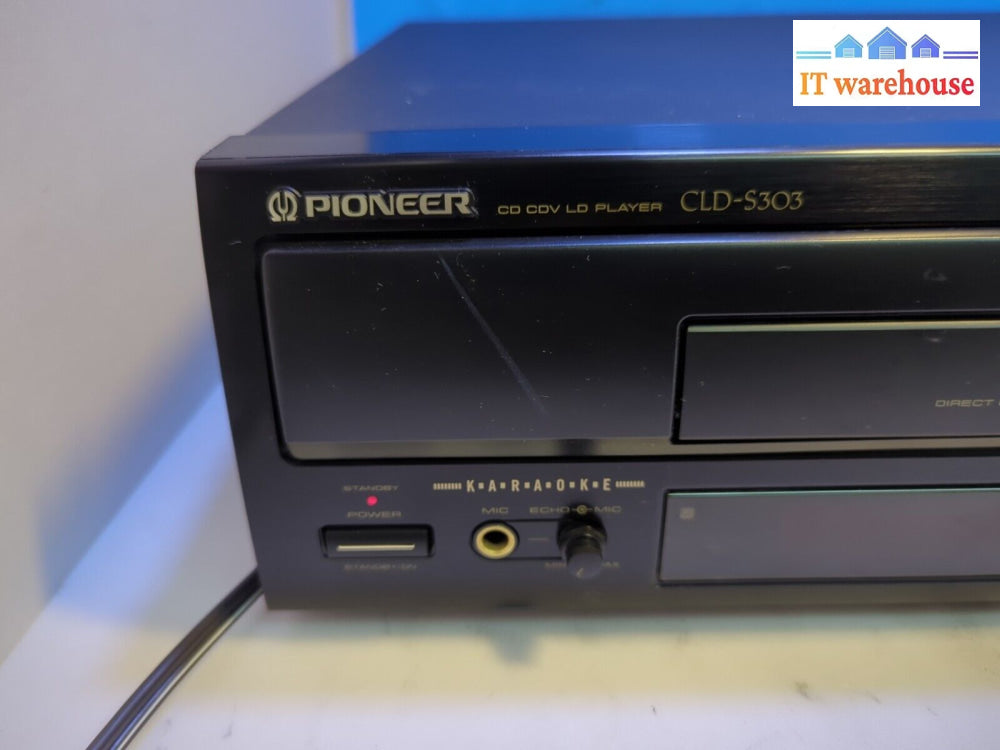 Pioneer Cld-S303 Laserdisc Cd Cdv Karaoke Ld Player Tested (No Remote) -