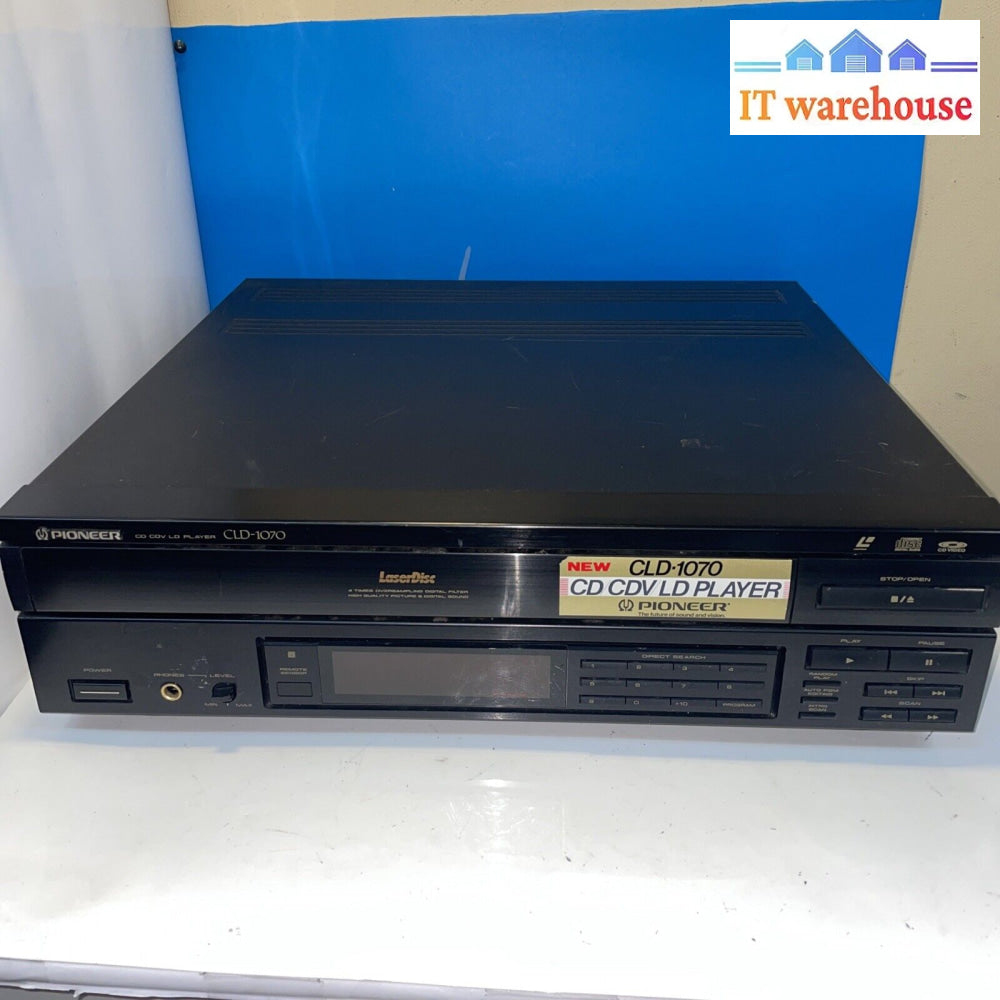 Pioneer Laserdisc Player Cld-1070 (No Remote)