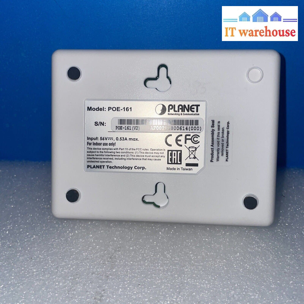 Planet POE-160 PoE adapter (unknown working)