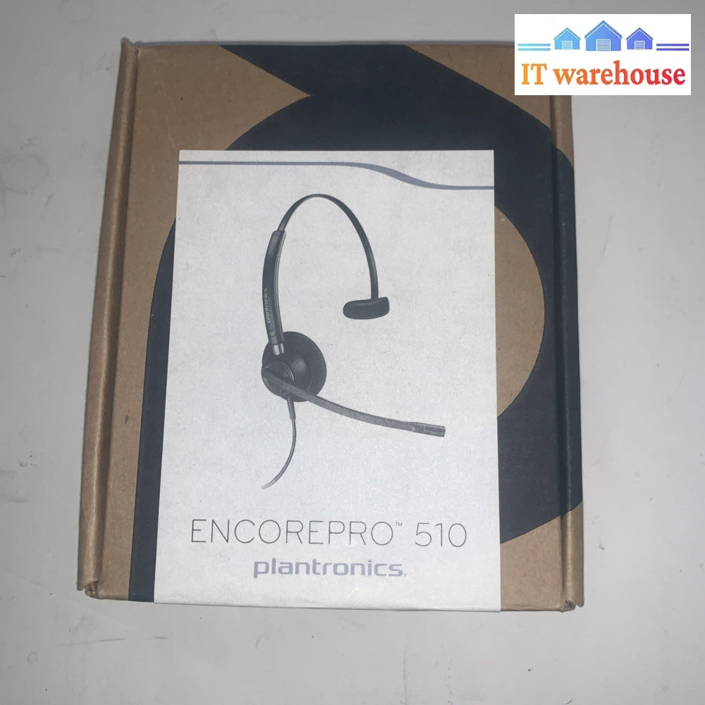 Plantronics EncorePro 510 Headset Black 89433-01 Noise Canceling HW510