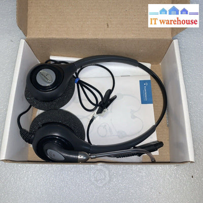 Plantronics SupraPlus HW261 Black Wired Over-The-Head Wideband Binaural Headset