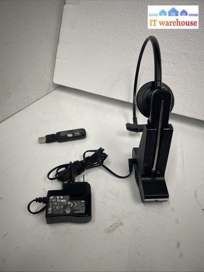 Plantronics WH500 Headset, Charge Base w Adapter , Battery, USB D100 Receiver +