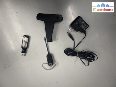 Plantronics WH500 Headset, Charge Base w Adapter , Battery, USB D100 Receiver +