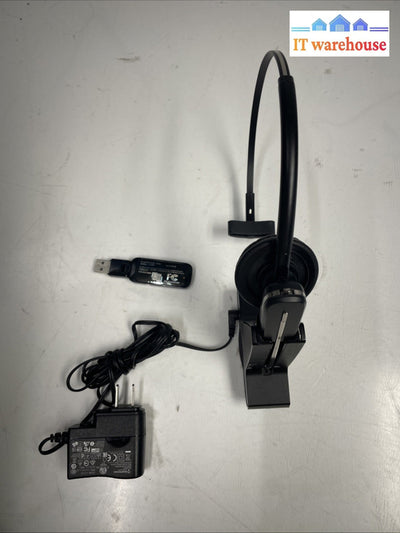 Plantronics WH500 Headset, Charge Base w Adapter , Battery, USB D100 Receiver +
