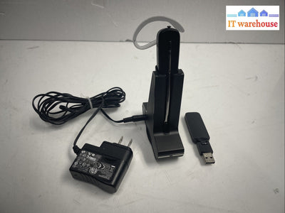 Plantronics WH500 Headset, Charge Base w Adapter , Battery, USB D100 Receiver +