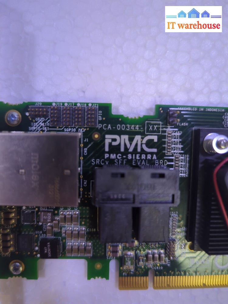 -PMC Sierra 2-Port SAS PCIe Controller Card PCA-00344-XX SRCv SFF EVAL