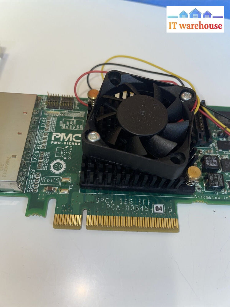 PMC Sierra 2-Port SAS PCIe Controller Card PCA-00345  SRCv 12G SFF