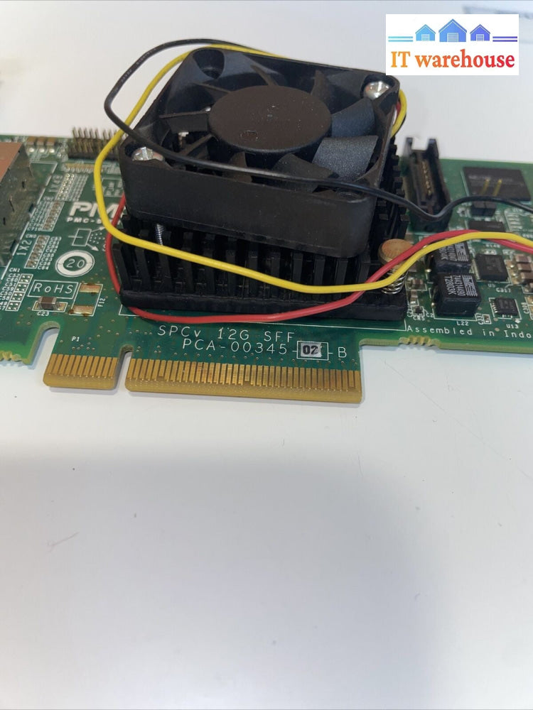 PMC Sierra 2-Port SAS PCIe Controller Card PCA-00345 -XX SRCv 12G SFF
