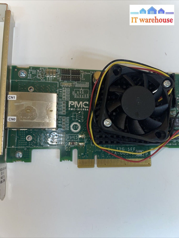 PMC Sierra 2-Port SAS PCIe Controller Card PCA-00345 -XX SRCv 12G SFF