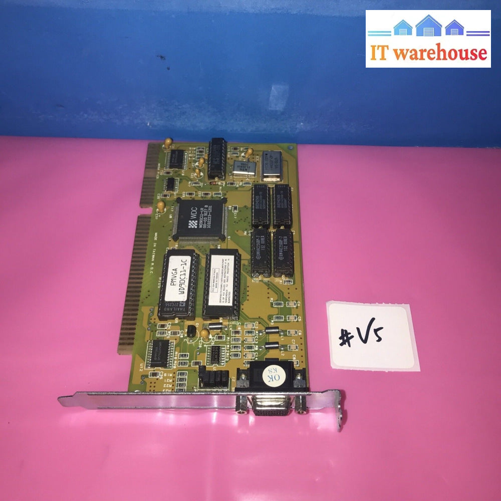 Pmvga Wd90C11-1C 16Bit Isa Vga Card Wd90C11-Lr