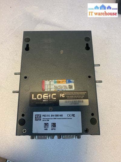 POC-210 Fanless Embedded PC Atom E3845 4× COM 2× LAN USB3 DVI Industrial
