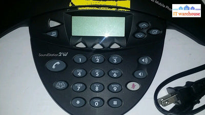 Polycom Soundstation 2W 2201-67800-022 W/ Ac Adapters 2.4 Ghz
