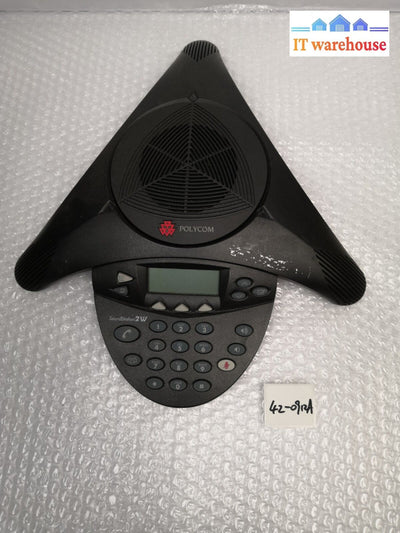 - Polycom Soundstation 2W Phone Base 2201-07880-001 W/Ac Adapter