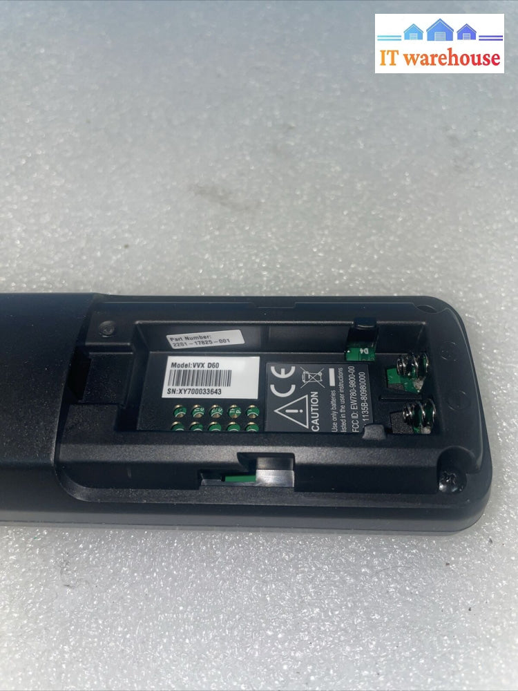 Polycom Vvx D60 Wireless Handset Only (2200-17825-001)