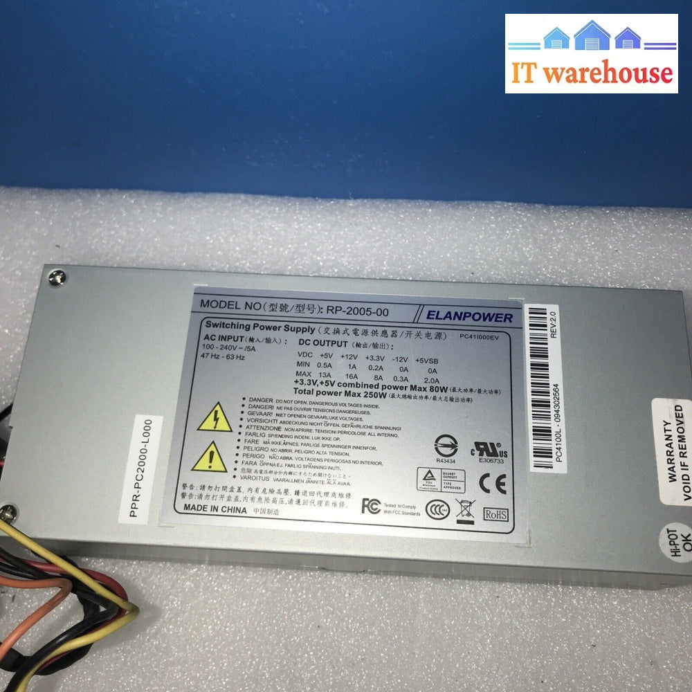 Power Supply ELANPOWER RP-2005-00 250W for Several Shuttle XPC Models