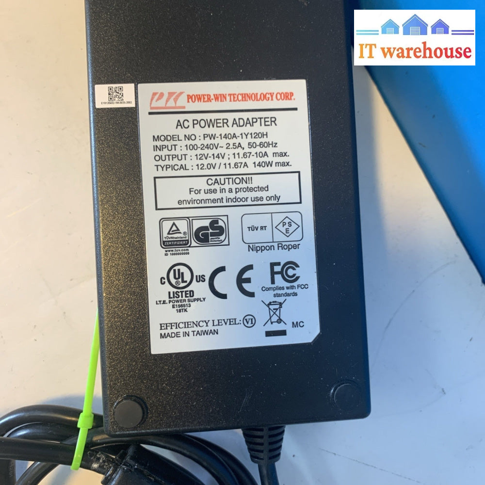 Power-Win PW-140A-1Y120H 12V-14V 11.67-10A 140W w/ Lemo Fgg-2b Connector Plug