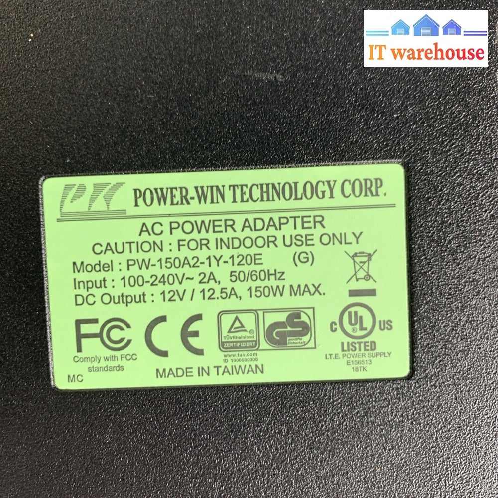 Power-Win PW-150A2-1Y-120E 12V 12.5A 150W Power Adapter Power Supply (see Plug)
