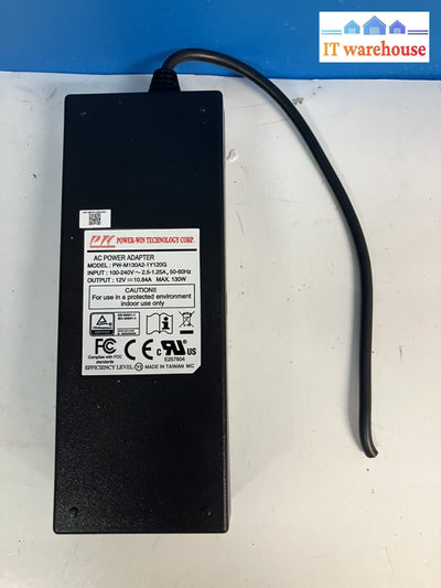 ~ Power-Win PW-M130A2-1Y120G 12V 10.84A 130W AC Power Adapter Cable Cut Off