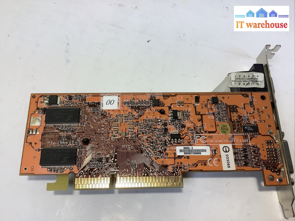 PowerColor R9550-V V1.0256M AGP Video CardR9550 DDR2 256Ma W/TV+DVI