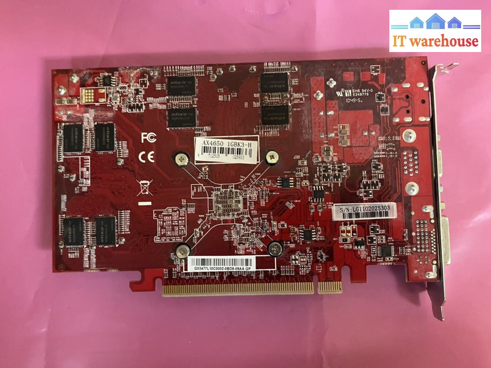 ~ PowerColor Radeon HD 4650 1GB DDR3 PCI-E Video Graphics Card AX4650 1GBK3-H