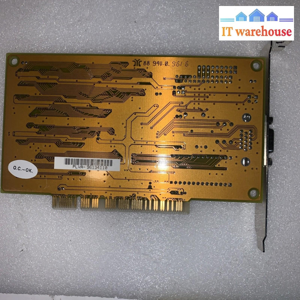Prolink MVGA-CLM30P/CLM40 GD54xx ISA VGA Video Card 1MB Retro 386 486 DOS Gaming