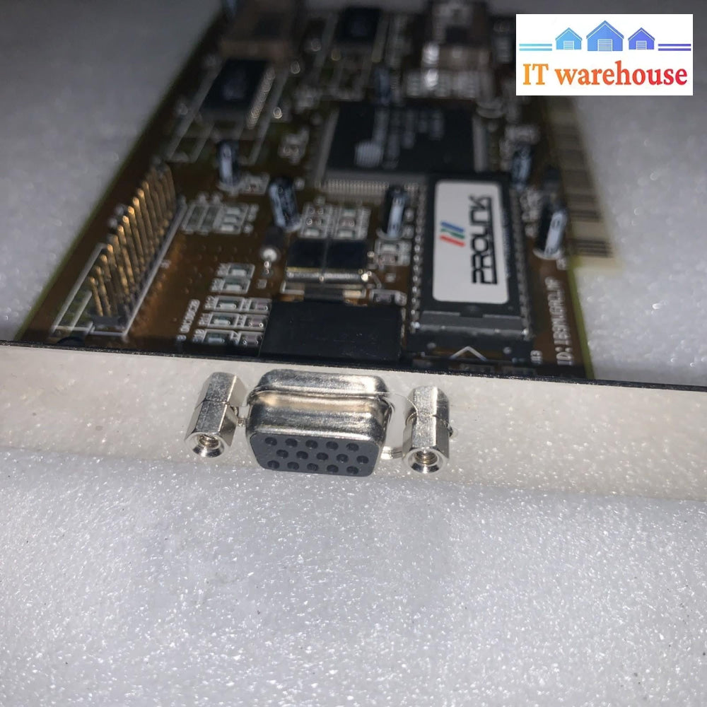 Prolink MVGA-CLM30P/CLM40 GD54xx ISA VGA Video Card 1MB Retro 386 486 DOS Gaming