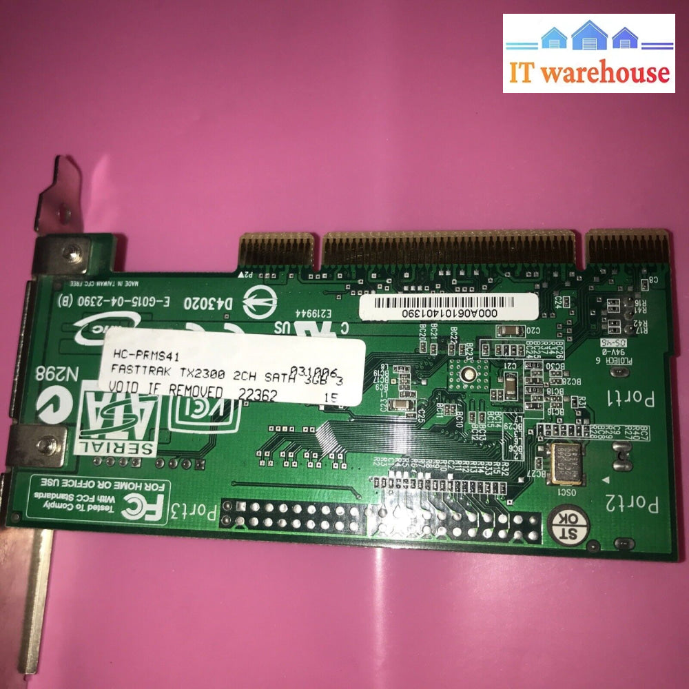 Promise Technologies Fasttrak Tx2300 2-Port Raid 0/1 Adapter