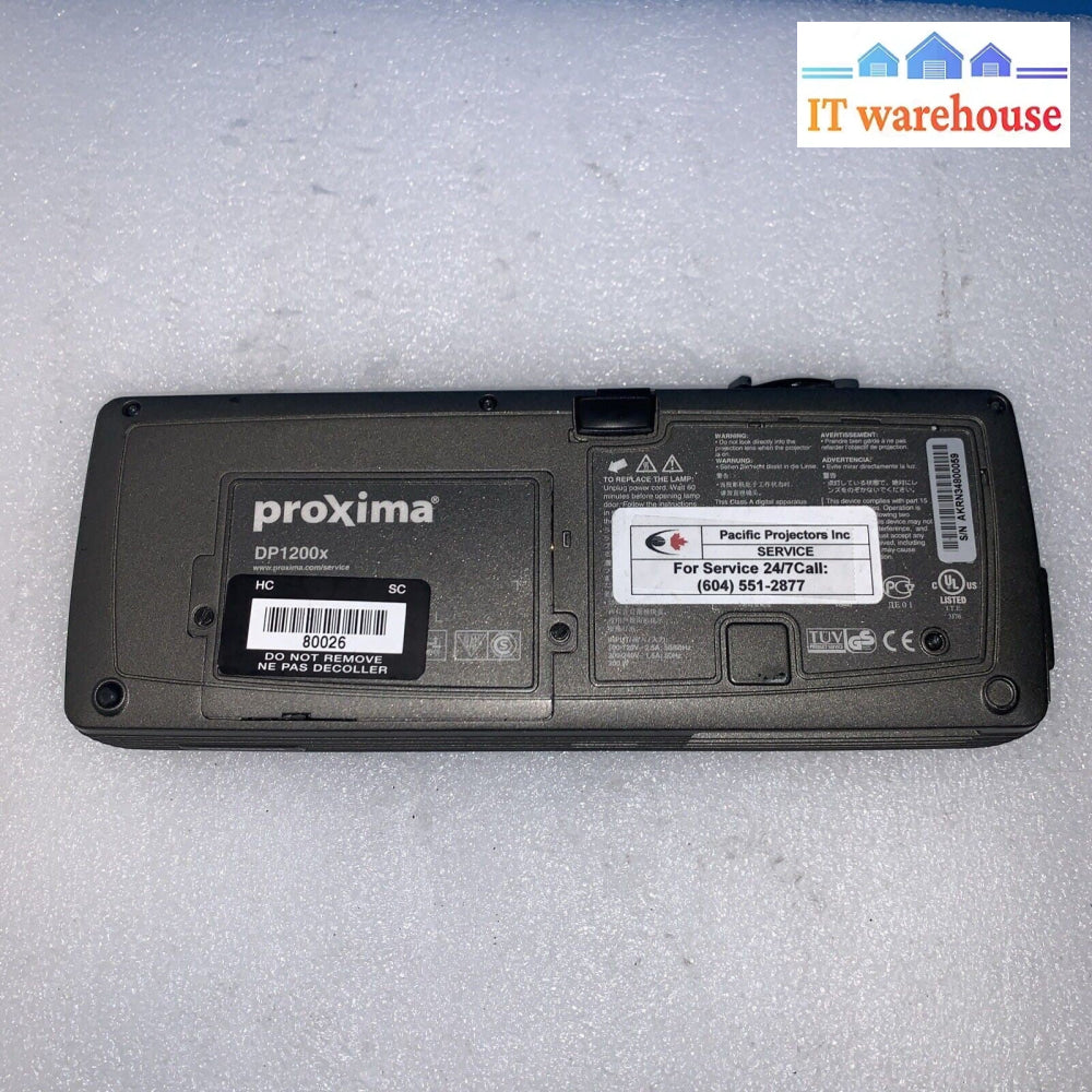 Proxima DP1200x Portable DLP  Video Projector (DVI to HDMI adapter, pointer)