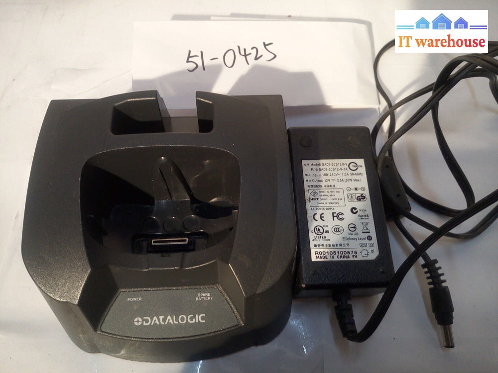 * PSC  Datalogic Falcon 4420 4423  Scanner 4423-15201-10000  W/ Dock&AC NO/Pen