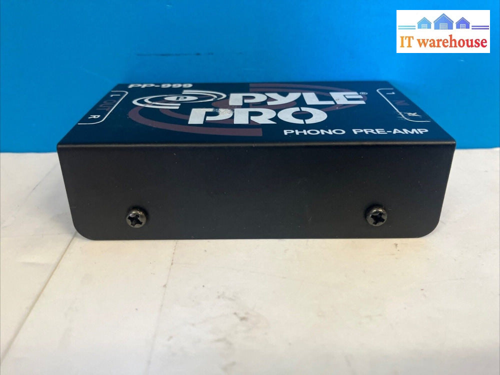 PYLE PRO PP-999 Phono Turntable Pre-Amplifier With Power Adapter ~