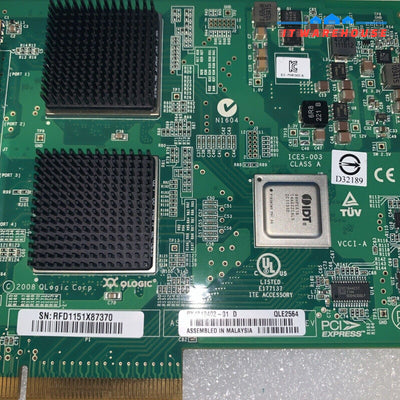 Qlogic QLE2564L PX4810402-01 D Quad Port 8Gbps Fiber Channel Adapter FC HBA DELL