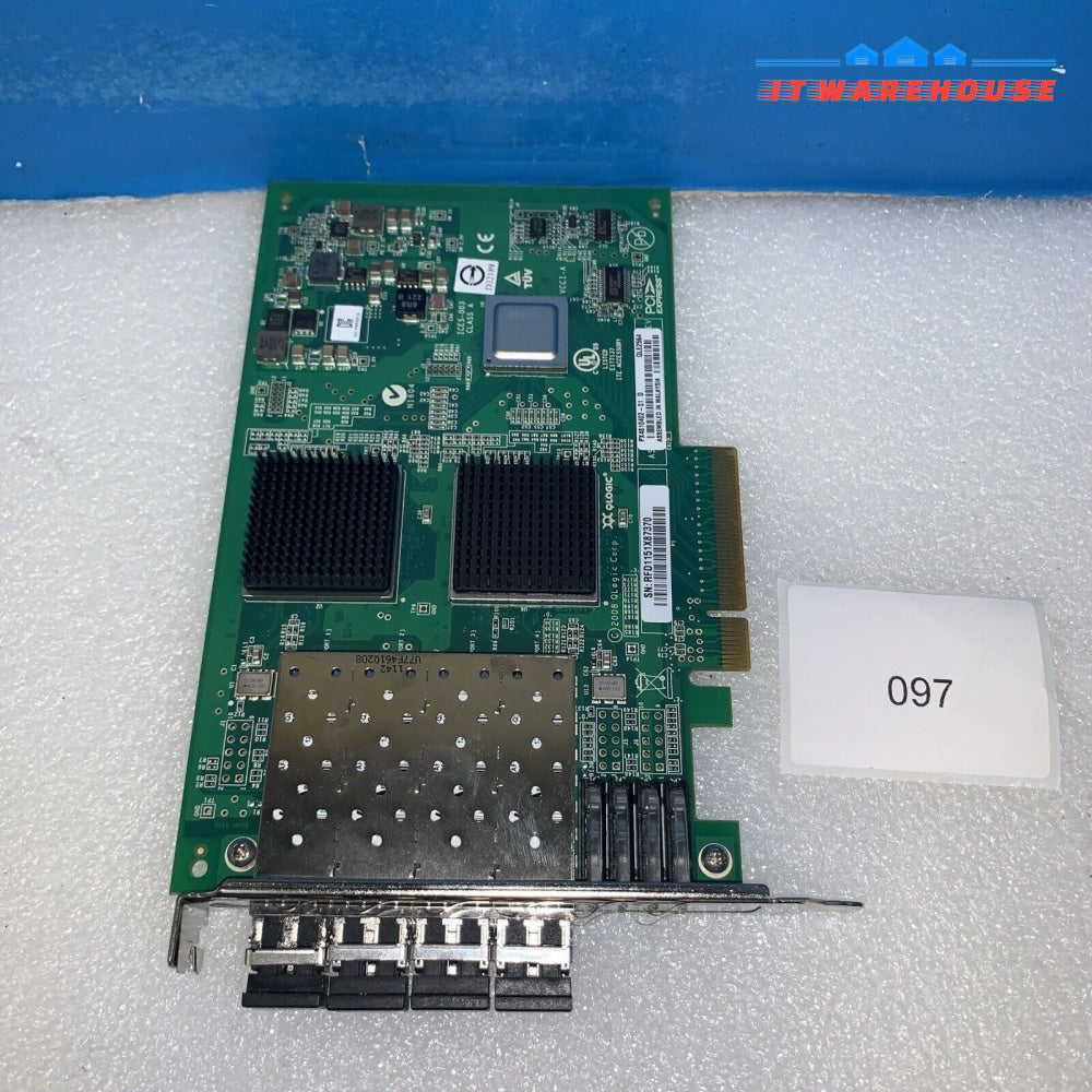 Qlogic QLE2564L PX4810402-01 D Quad Port 8Gbps Fiber Channel Adapter FC HBA DELL