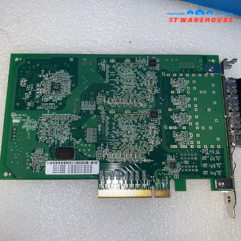 Qlogic QLE2564L PX4810402-01 D Quad Port 8Gbps Fiber Channel Adapter FC HBA DELL