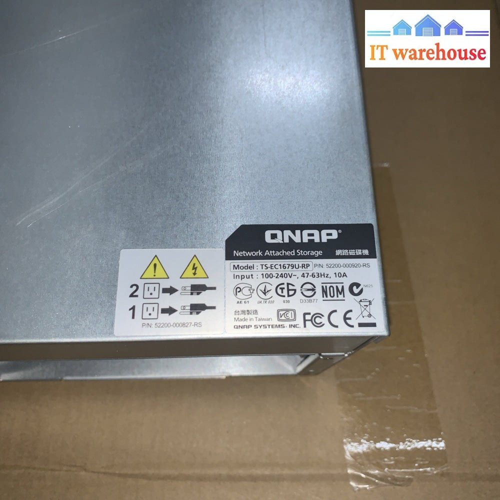 QNAP TS-EC1679U-RP network attached storage metal frame only