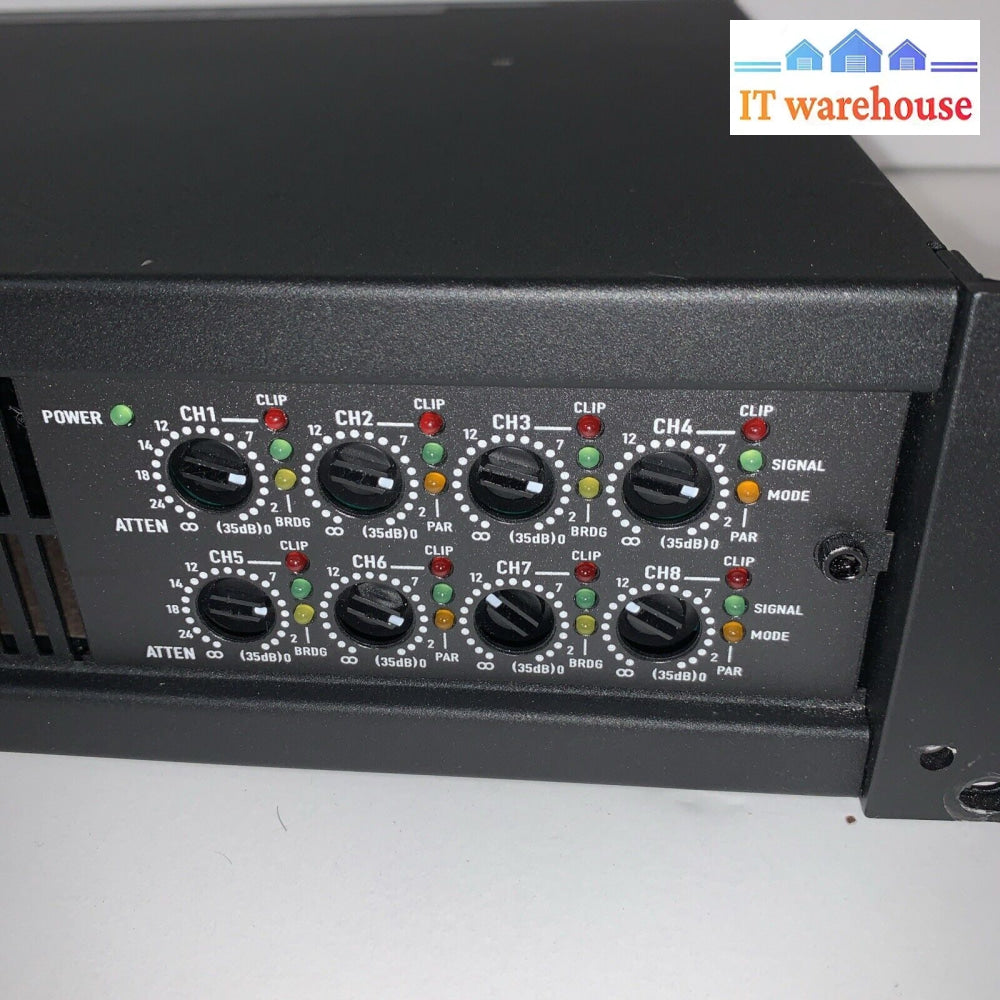 QSC CX108V Direct 70 V 8-Channel Input Mono/Stereo/Parallel Rack Audio Amplifier