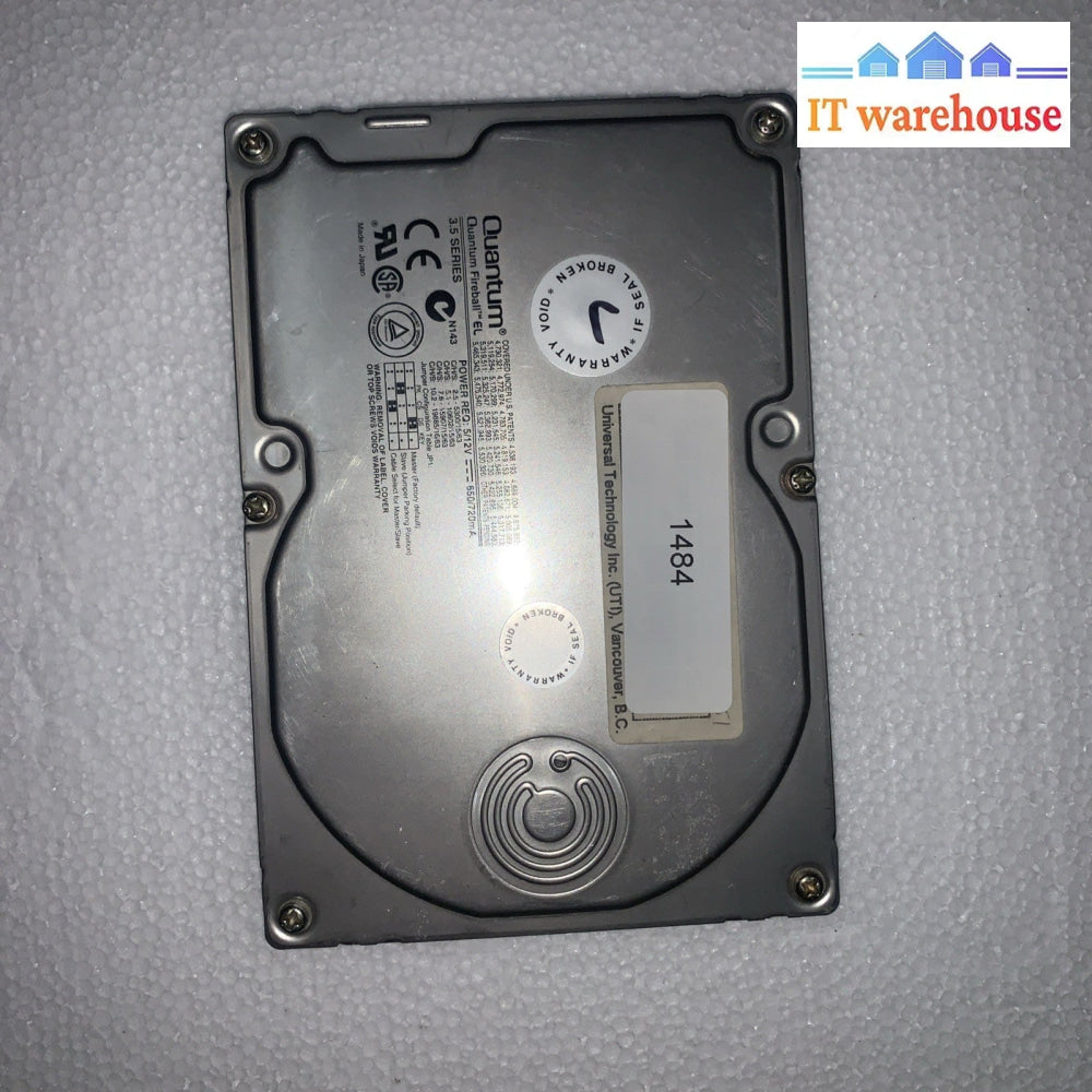 Quantum Fireball EL 10.2GB 3.5" IDE Hard Drive QM310200EL-A