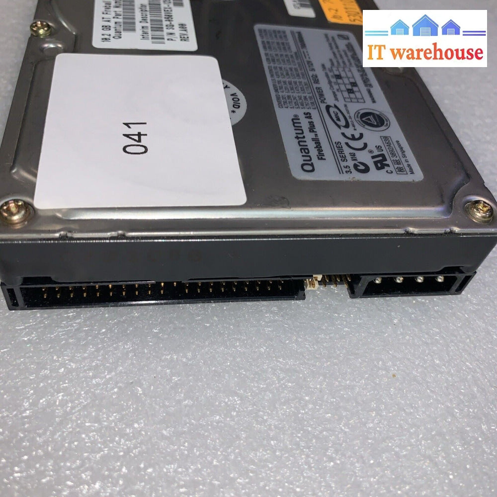 Quantum Fireball Plus AS 10.2GB QMP10000AS-A IDE 3.5" Hard Drive AS10A014 TESTED