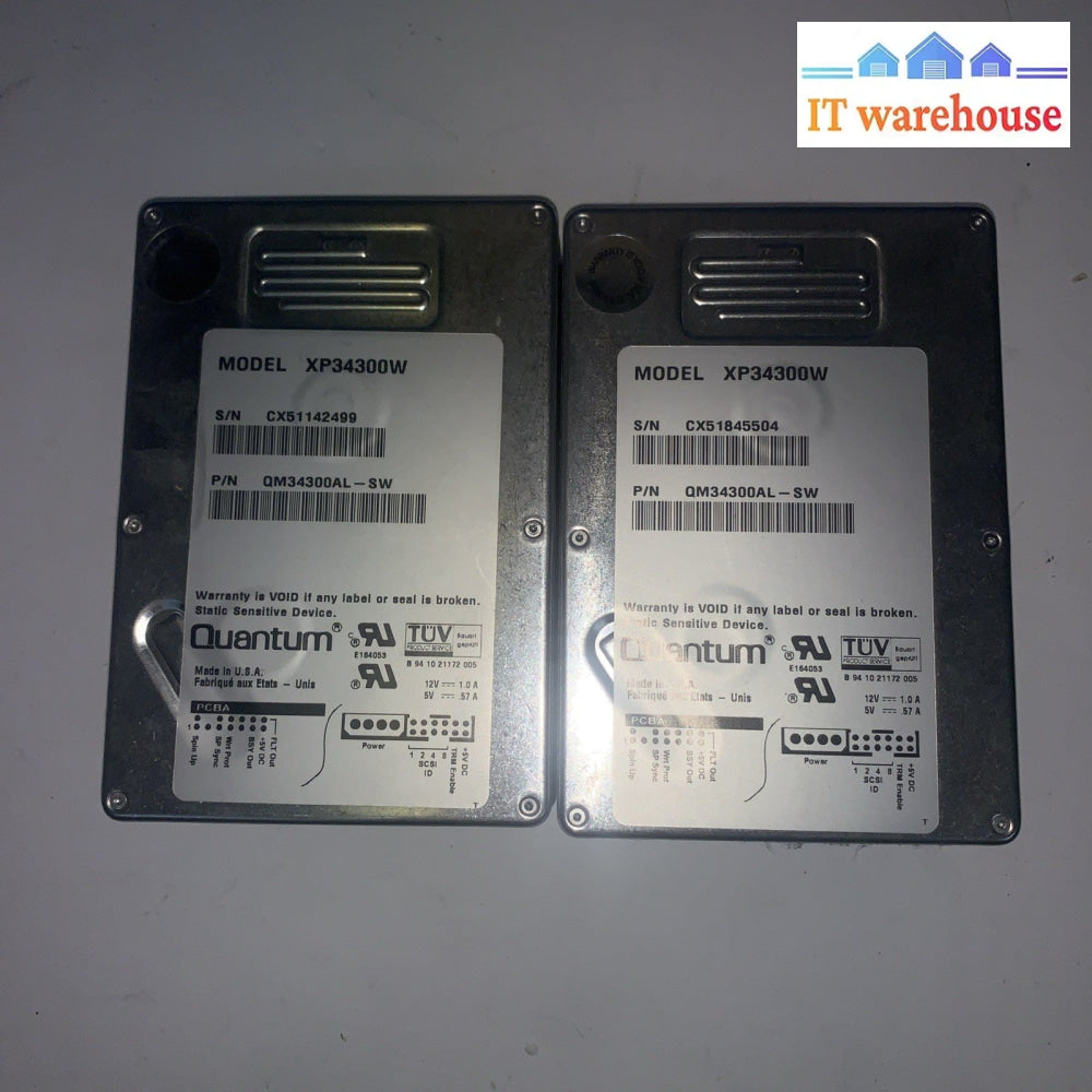 QUANTUM XP34300W SCSI-Wide HARD DRIVE (for collection only)