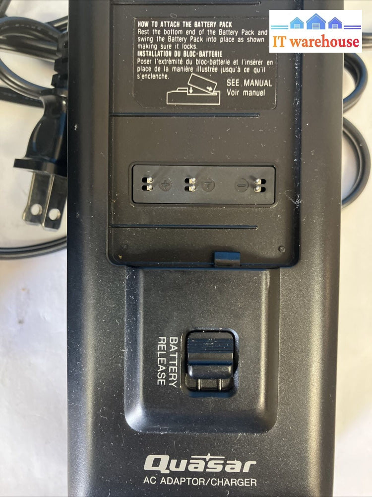 Quasar Palmcorder VM510-K x6 Digital Zoom Camcorder With Battery & AC (Read) ~