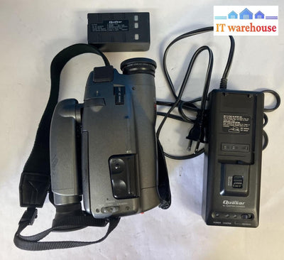 Quasar Palmcorder VM510-K x6 Digital Zoom Camcorder With Battery & AC (Read) ~