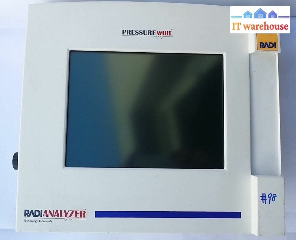 RadiAnalyzer 12710 Physiological Assesment monitor SHR-MD#03509 MD#RADI ANALYZER