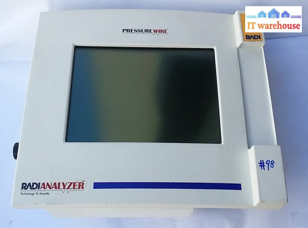 RadiAnalyzer 12710 Physiological Assesment monitor SHR-MD#03509 MD#RADI ANALYZER