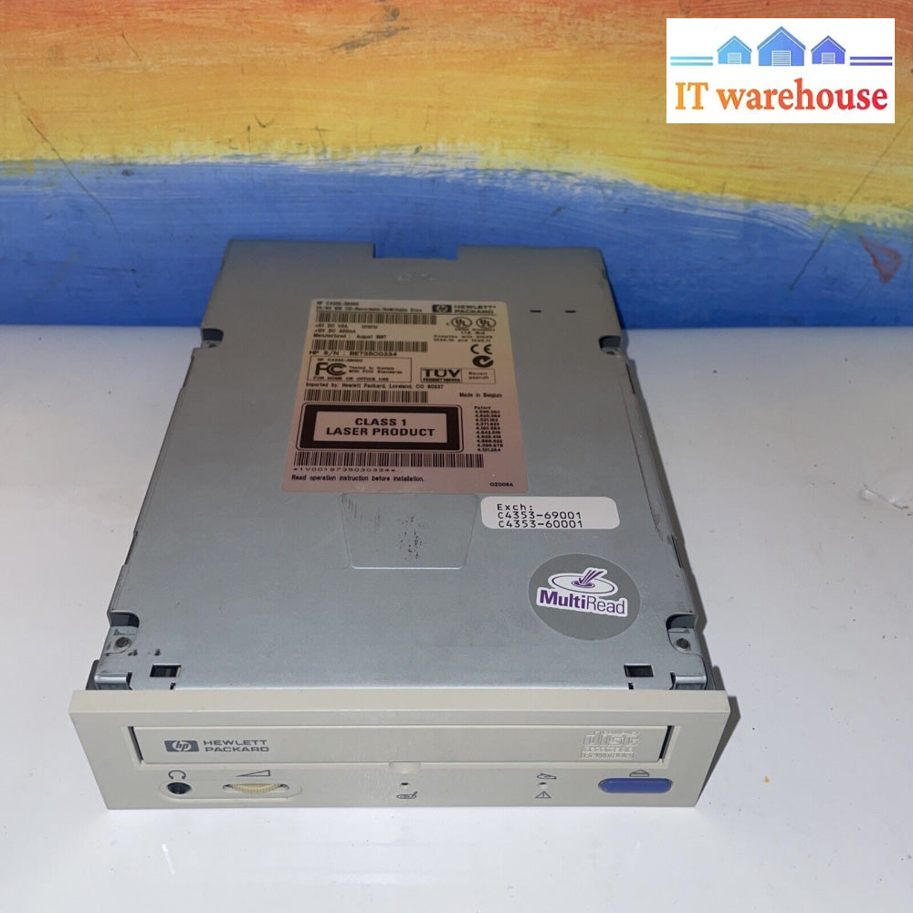 Rare~ Hewlett Packard Company C4352-56000 Ide 2X 6X Cd-R/Rw
