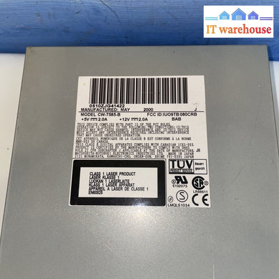 Rare~ Matsushita Cw-7585-B Cd-R/Rw Rewritable Internal Ide Drive