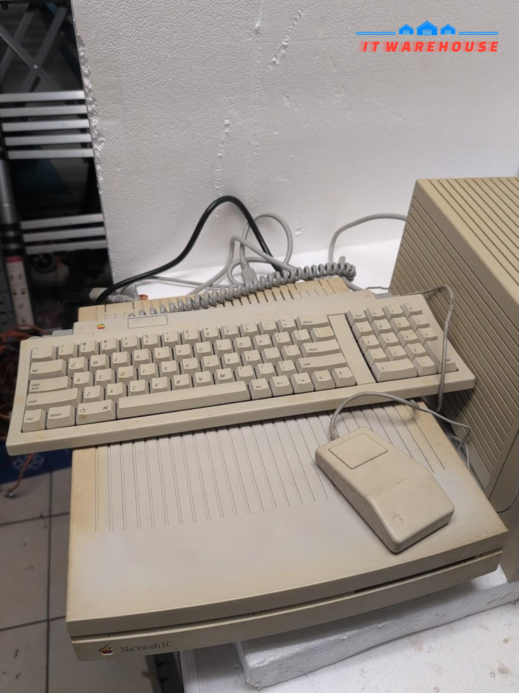 Rare Vintage Apple PC Macintosh LC M0350 With Monitor /Keyboard /Mouse Working -