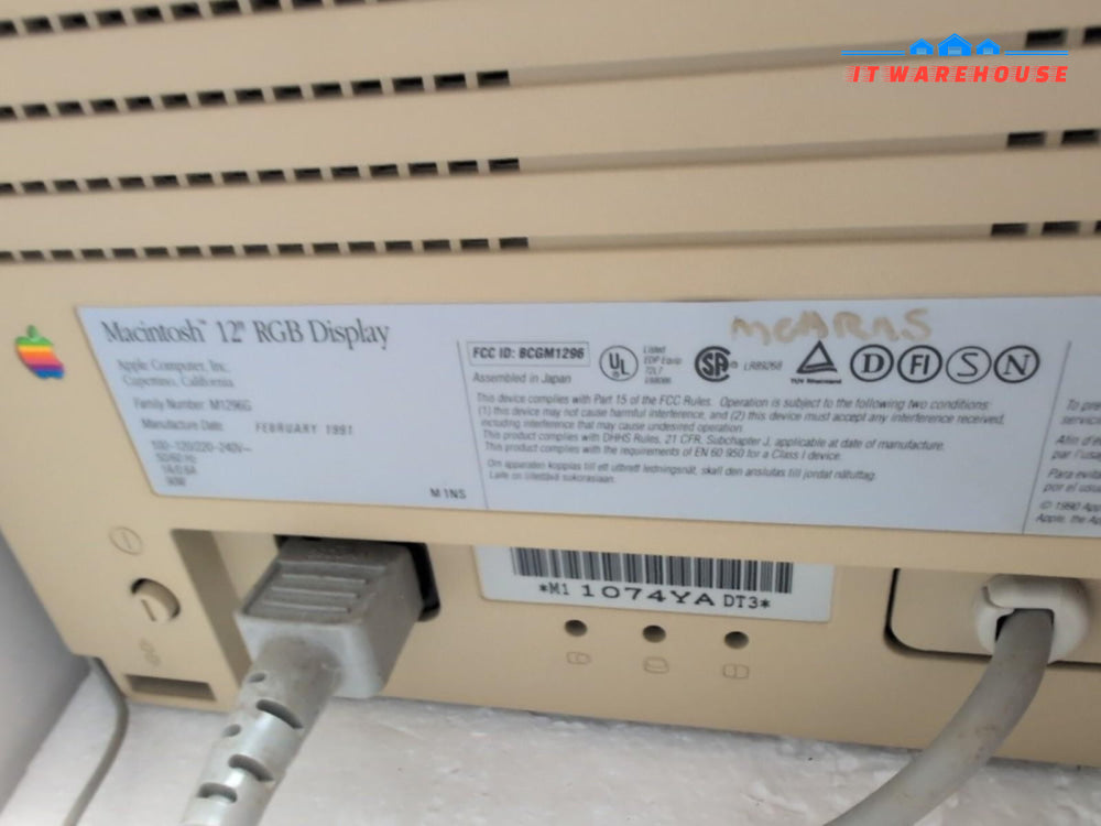 Rare Vintage Apple PC Macintosh LC M0350 With Monitor /Keyboard /Mouse Working -