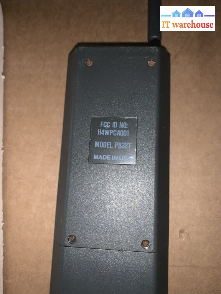 Rare Vintage Retro Large Brick Cell Phone PCA Model P832T W/Charger