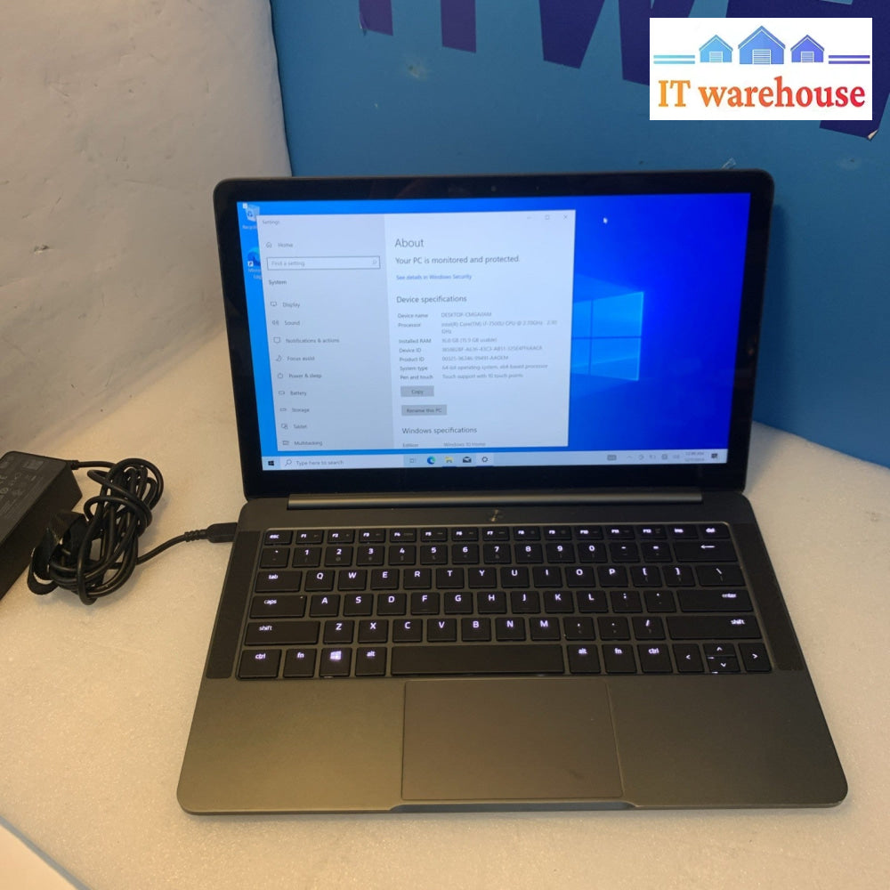 Razer Blade Stealth 13 13.3" i7-7500U 2.7GHz 16GB RAM 512GB SSD Win10 Home