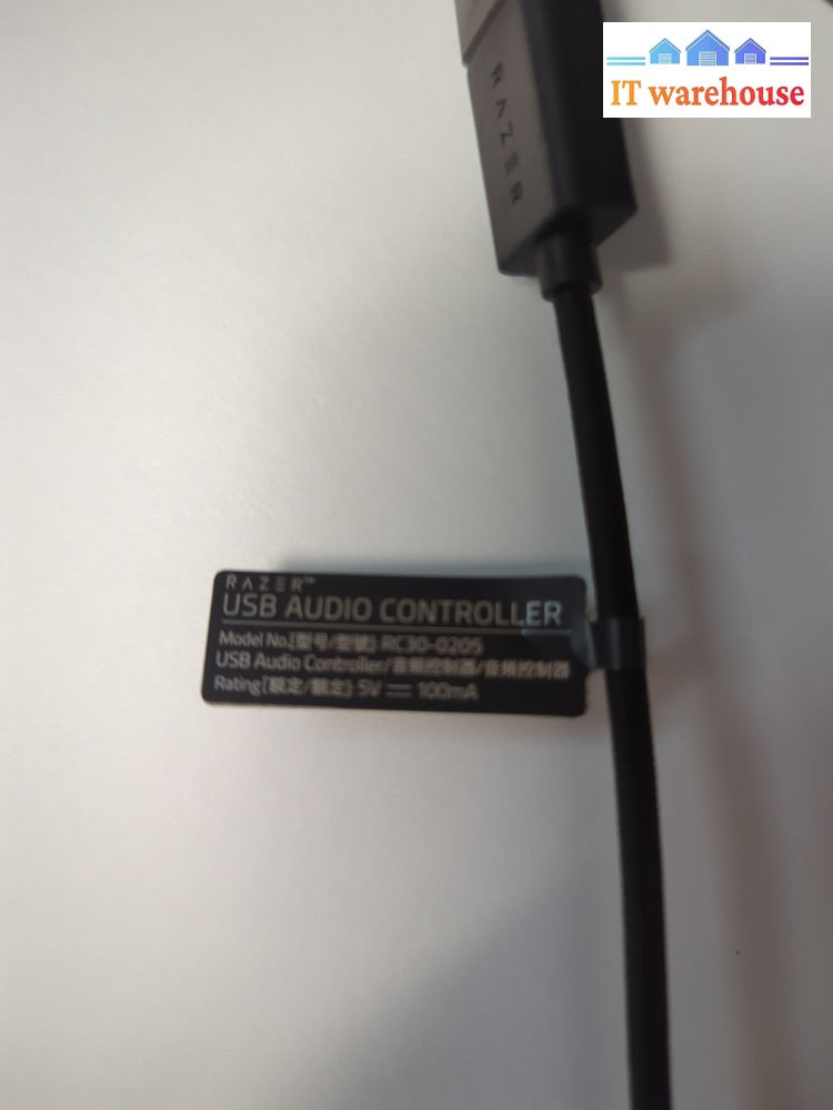 Razer RC30-0205 THX USB Audio Volume Controller 3.5mm Port Tested -