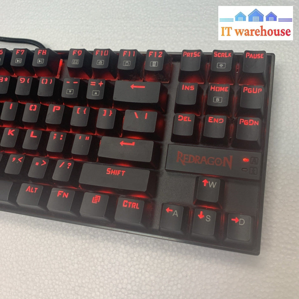 Red Dragon Kumara K552-KR GAMING Mechanical PC Keyboard RedDragon USB TESTED